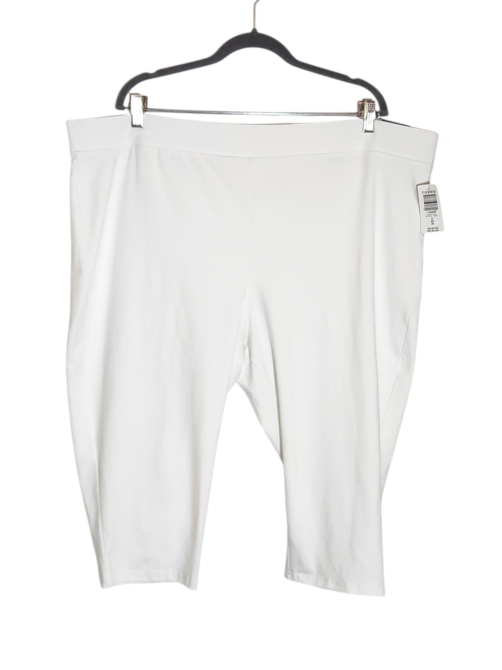 Torrid White Capri Leggings Size 5X NWT
